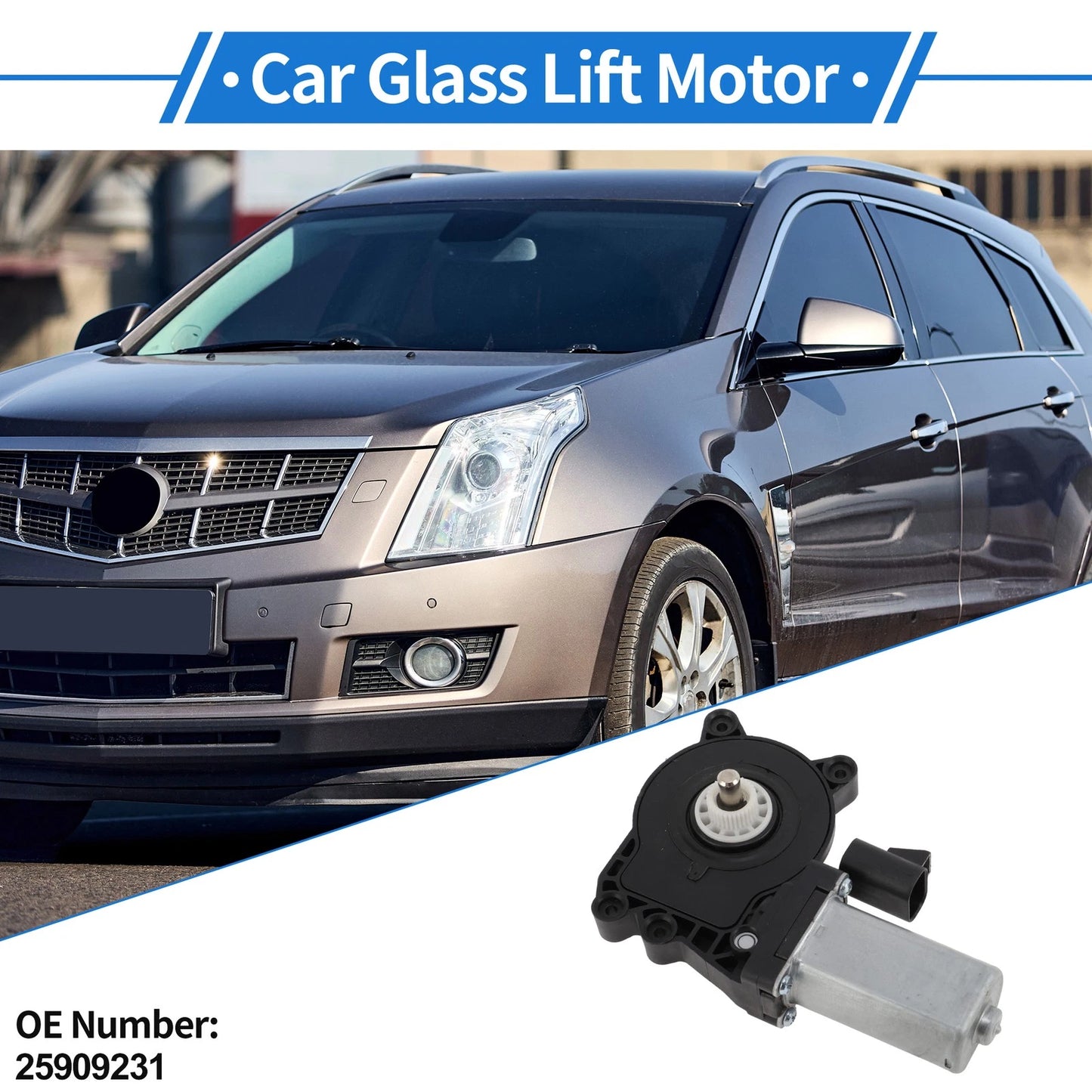 Power Window Regulator Lift Motor for Cadillac SRX (2010–2012) No.25909231