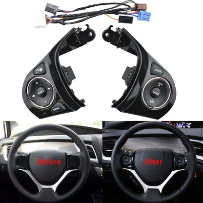 Steering Wheel Control Switch Pair for Honda Civic (2012–2015)