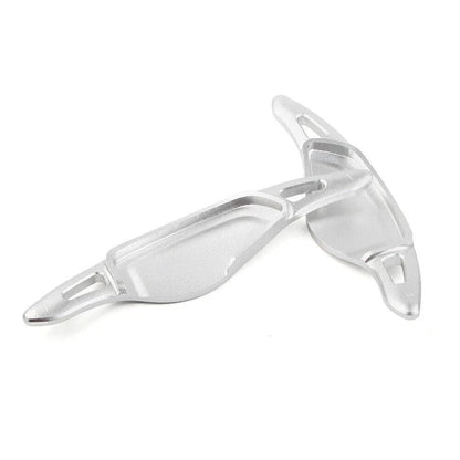 Silver Steering Wheel Paddle Shifter Extensions for BMW 5 7 Series X3 X4 X5 (2001-2023)
