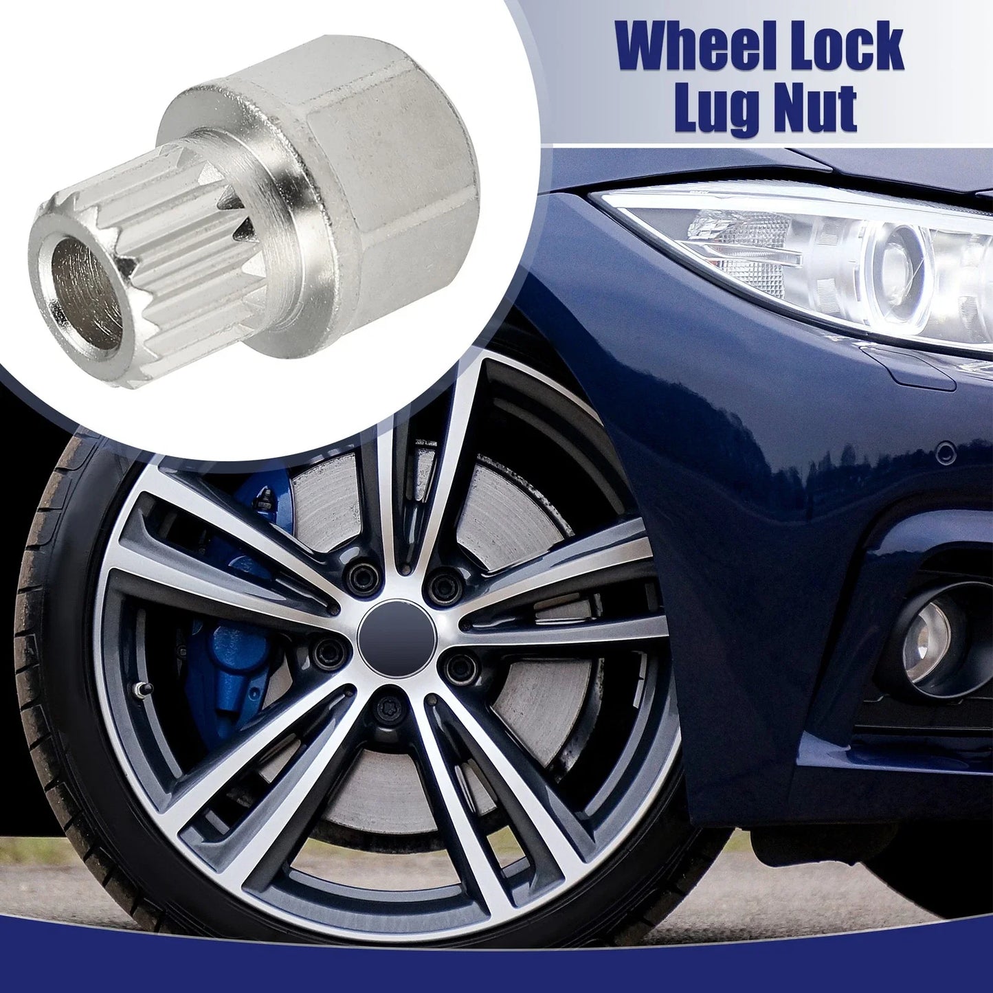 34/18PT Anti Theft Wheel Lock Lug Nut Screw Removal Key for BMW