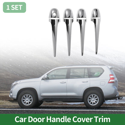 Car Door Handle Cover Trim for Toyota RAV4 (2013–2015) Silver Tone