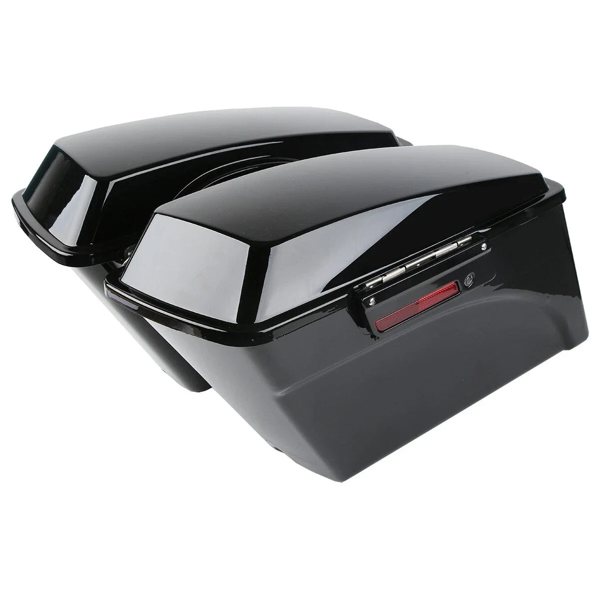 Black Saddlebags Conversion Brackets for Harley Softail (1986-2017)