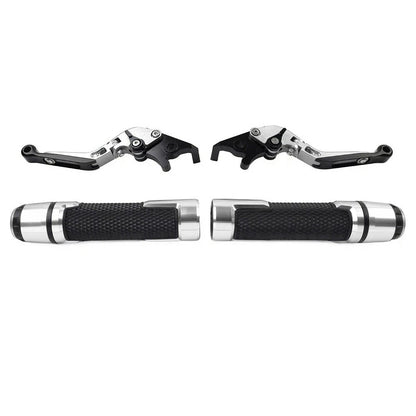 Adjustable Brake Clutch Lever Grip Set for Yamaha FZ MT-07 MT-09 (2014–2023)