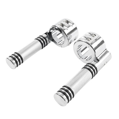 1-1/4" Engine Crash Bar Footpeg Clamp for Harley (Chrome)