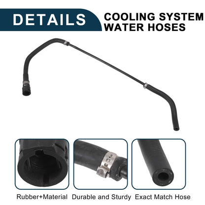 Radiator Hose for BMW Z4 3.0L (2009–2011) No. 17127585743, Black