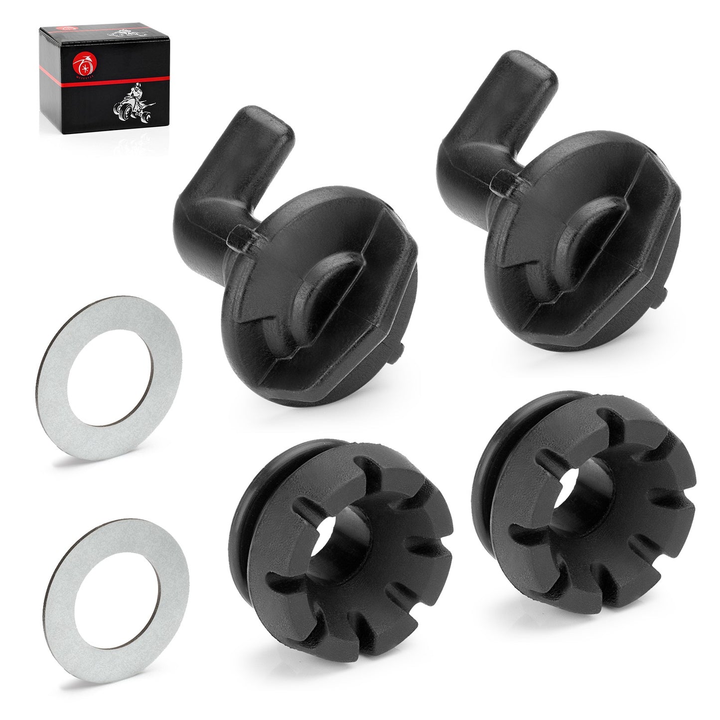 2X Hood Latch Toggles Grommets Washer Kit for Polaris RZR S 800 (2011–2019)