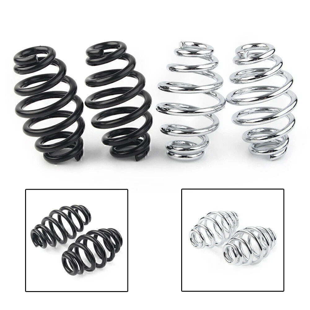 3" Barrel Coiled Solo Seat Springs for Harley Chopper Bobber Softail