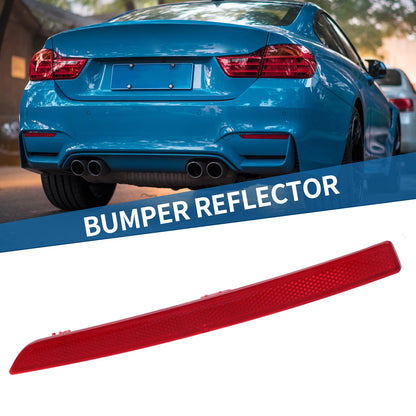 Rear Left Bumper Reflector No. 63147848583 for BMW M3 (2015–2018) Red