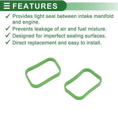 Set of 4 Engine Intake Manifold Gaskets for Audi A1 (2010–2015) No. 03C129717J
