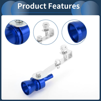 Turbo Sound Exhaust Muffler Pipe Whistle for Universal Fit (Set of 1)