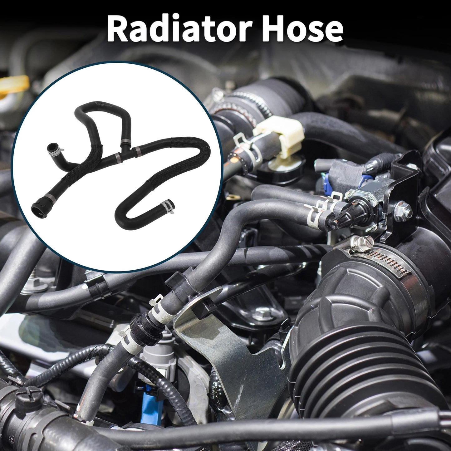 Radiator Hose No. 9G918274AB for Ford Mondeo (2011) Rubber Warm Air Inlet Pipe
