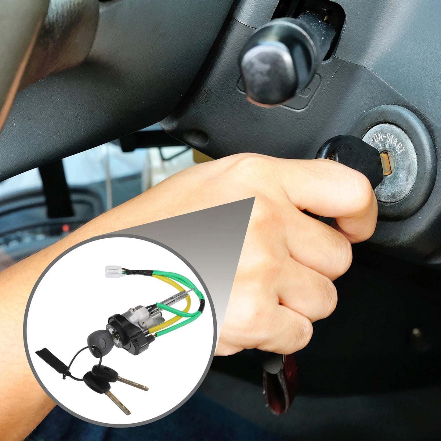 Ignition Lock Cylinder Switch w/ Keys No. 819203LA10 for Hyundai Azera (2006–2011)