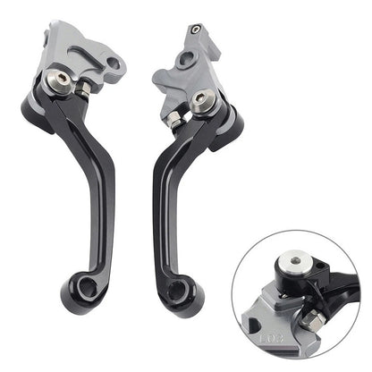 Black Pivot Brake Clutch Levers for Yamaha WR250F WR450F (2001–2016)