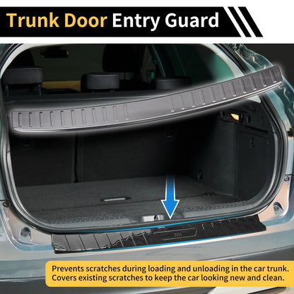 Rear Bumper Topper for BMW X3 (2015-2017) Silver Tone 1 Pc