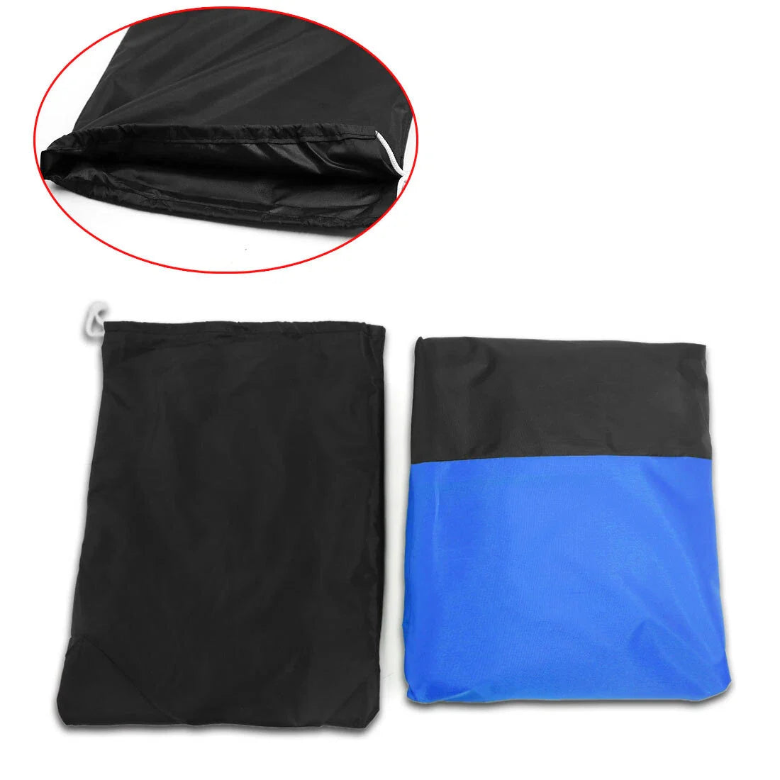 XXXL Black & Blue Motorcycle Cover for Honda Gold Wing GL 1000-1800