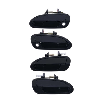 Set of 4 Outer Door Handles for Honda Accord (1998–2003) Black