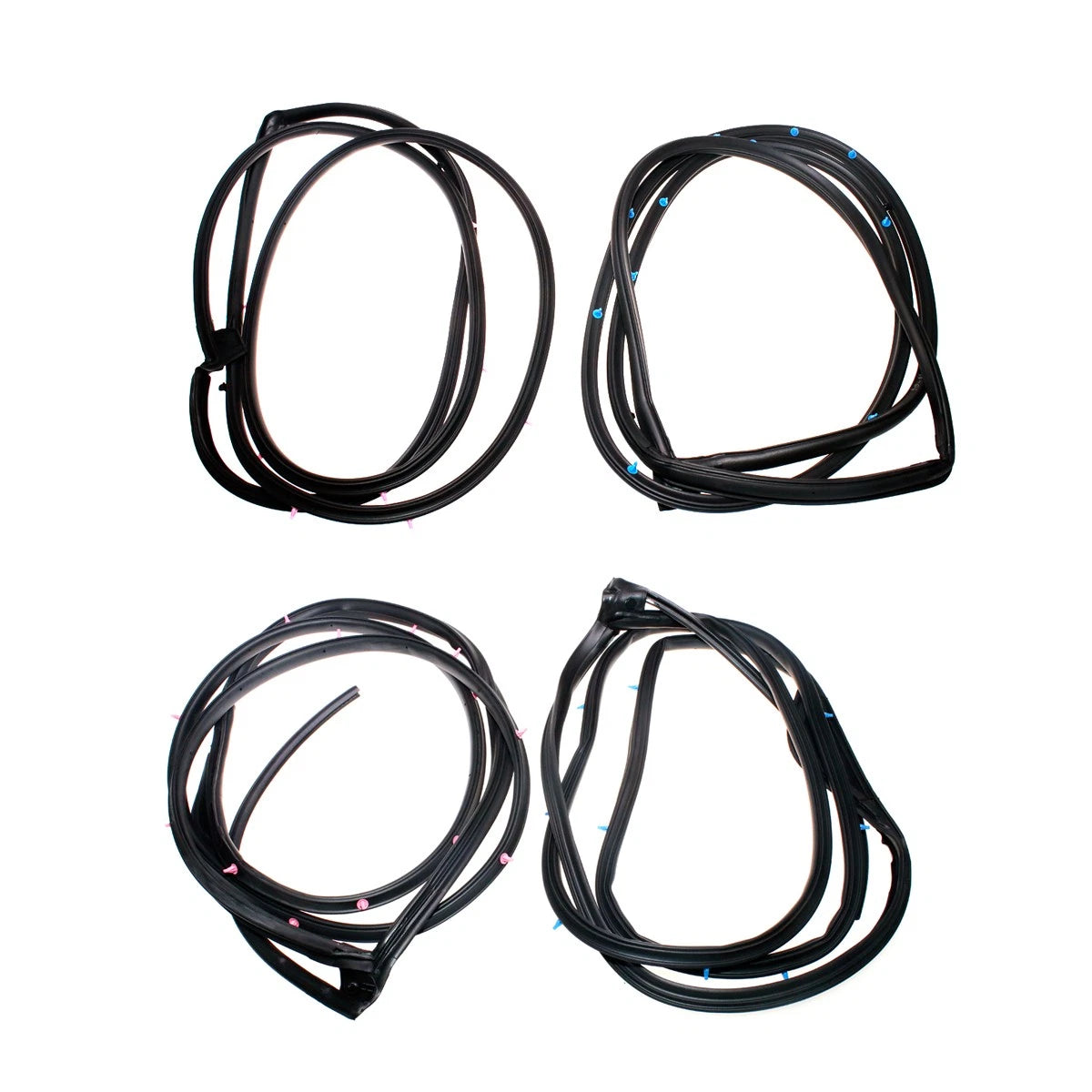 Set of 4 Door Weatherstrips for Honda Fit (2003–2008)