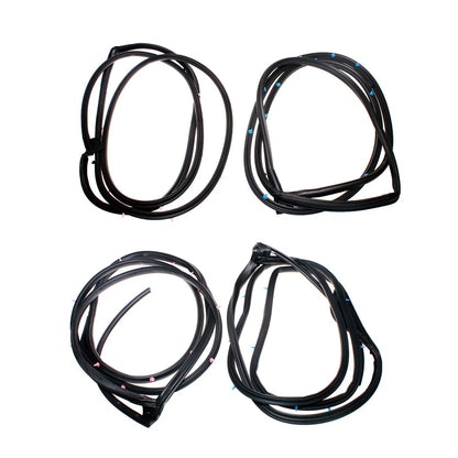 Set of 4 Door Weatherstrips for Honda Fit (2003–2008)