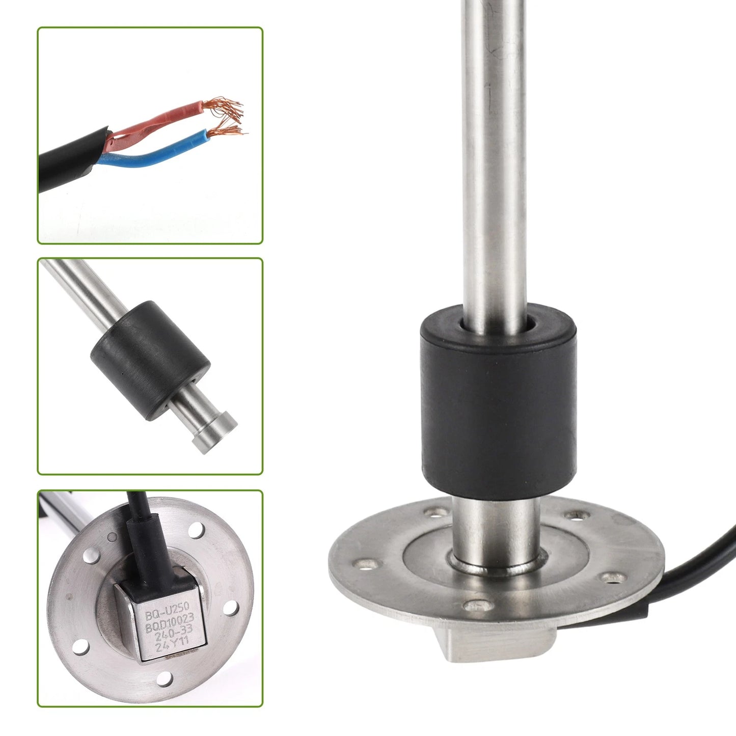 Fuel Sending Unit and Gauge Kit 240-33 Ohm for Boat Car Vehicle