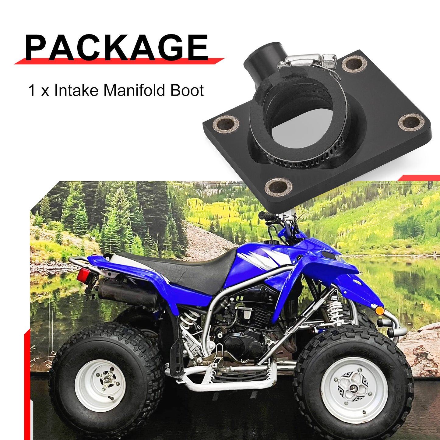 Intake Manifold Boot for Yamaha YFS200 Blaster (1988–2006)