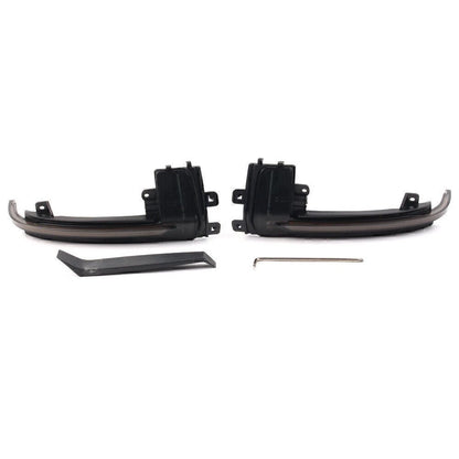 2Pcs Carbon Fiber Gear Shift Side Panel Cover Trim for Audi A4 B9 (2017–2020)