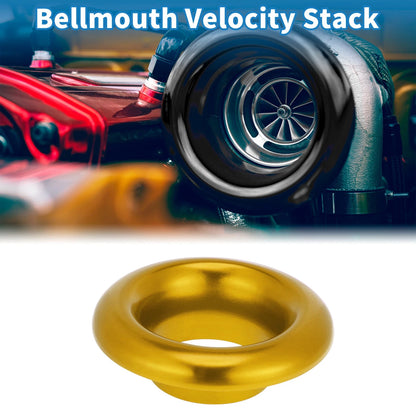 Velocity Stack Bellmouth for Turbo Engine Air Intake (3.46" ID, 6.50" OD)