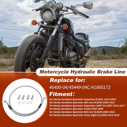Brake Hose Oil Line for Harley Davidson Sportster Superlow (2006–2023)