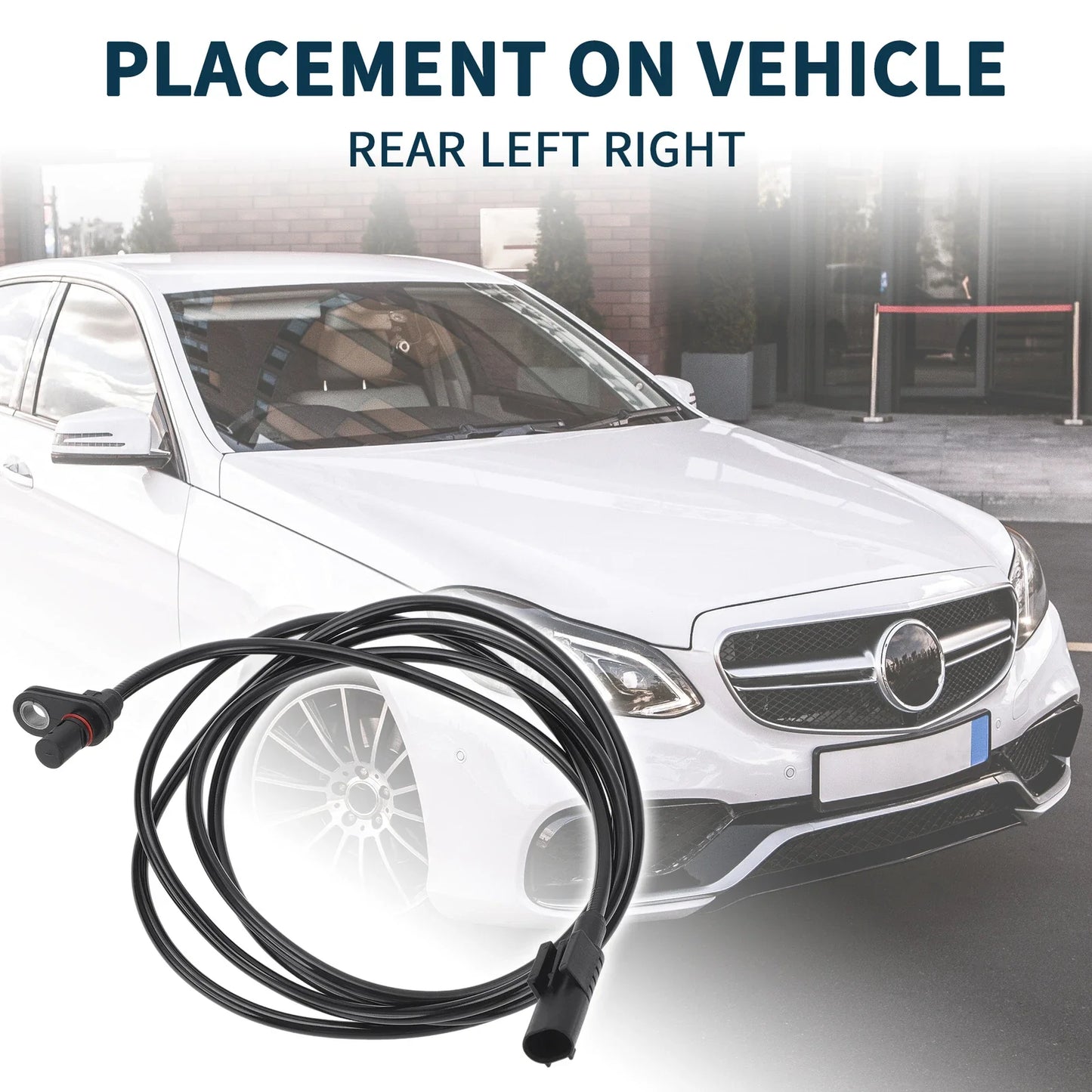 2 x Rear ABS Wheel Speed Sensors for Mercedes-Benz Sprinter 2500 (2007-2018)