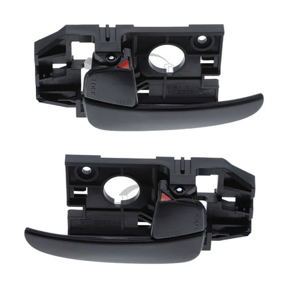 Set of 4 Door Handles for Hyundai Elantra (2001–2006) Black