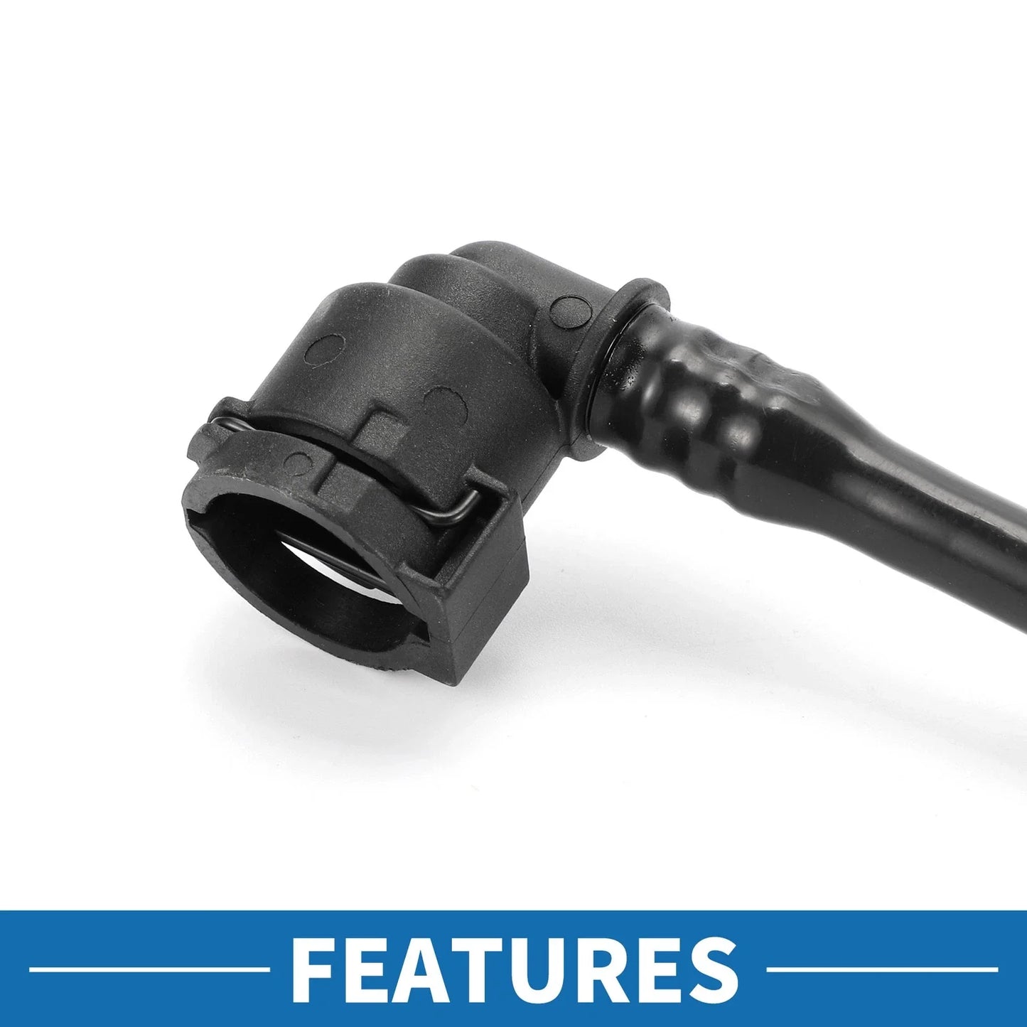 Radiator Hose for BMW 740i (2016 - 2019) Plastic Black 1 Pc