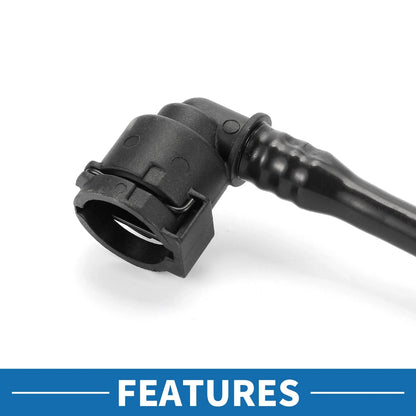 Radiator Hose for BMW 740i (2016 - 2019) Plastic Black 1 Pc
