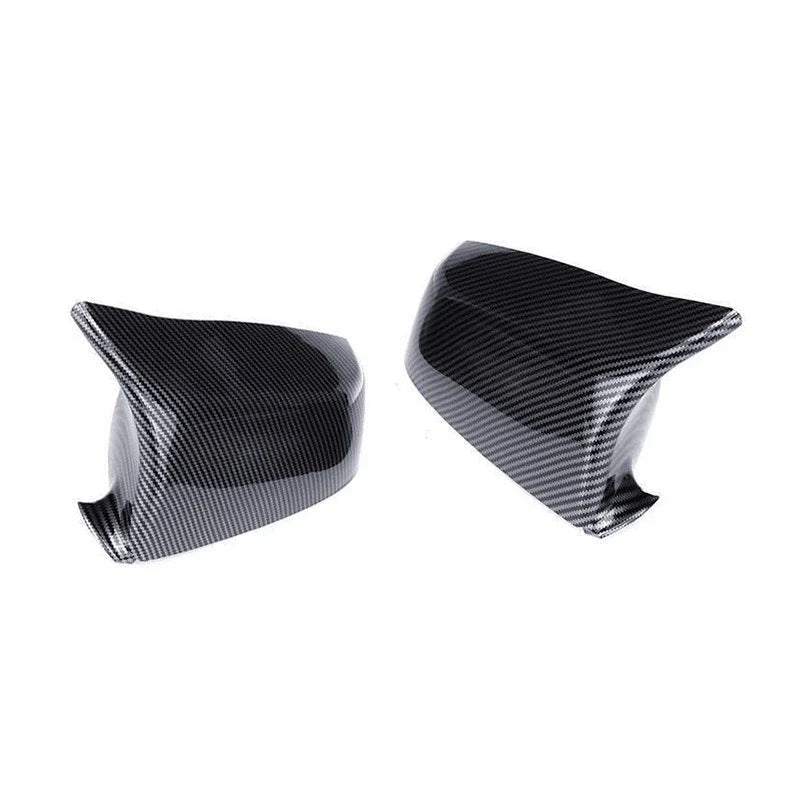 2 x Carbon Fiber Style Rear View Mirror Covers for BMW 5 6 7 E60 E61 E63