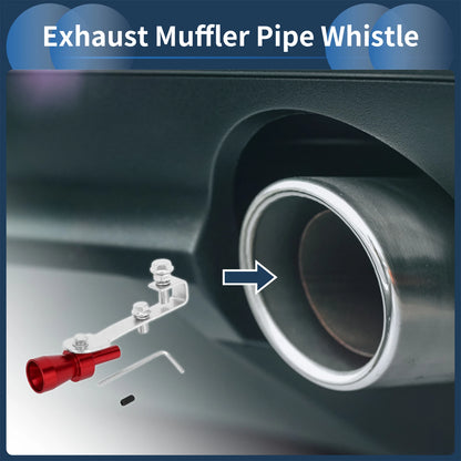 Turbo Sound Exhaust Muffler Pipe Whistle for Universal Fit (Set of 1)