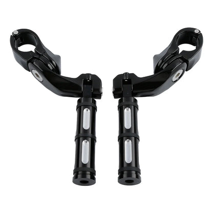 Rear Passenger Floorboards & Highway Foot Pegs for Harley Street Glide (93-25)
