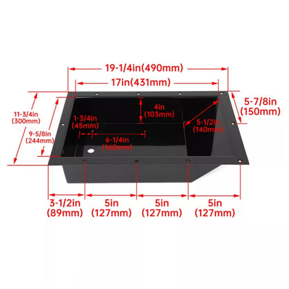 Recessed Easy Boat Trolling Motor Pan for Boat