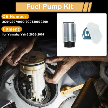 Fuel Pump for Yamaha YZF-R6 (2006–2007) Replaces 2C0139070000