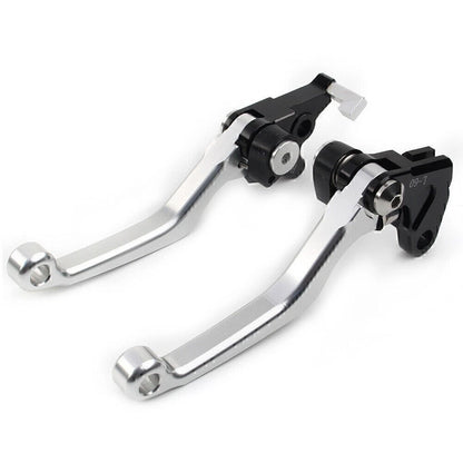 Pivot Dirt Clutch Brake Levers for Kawasaki KLX250 D-Tracker (1993–1997) Silver