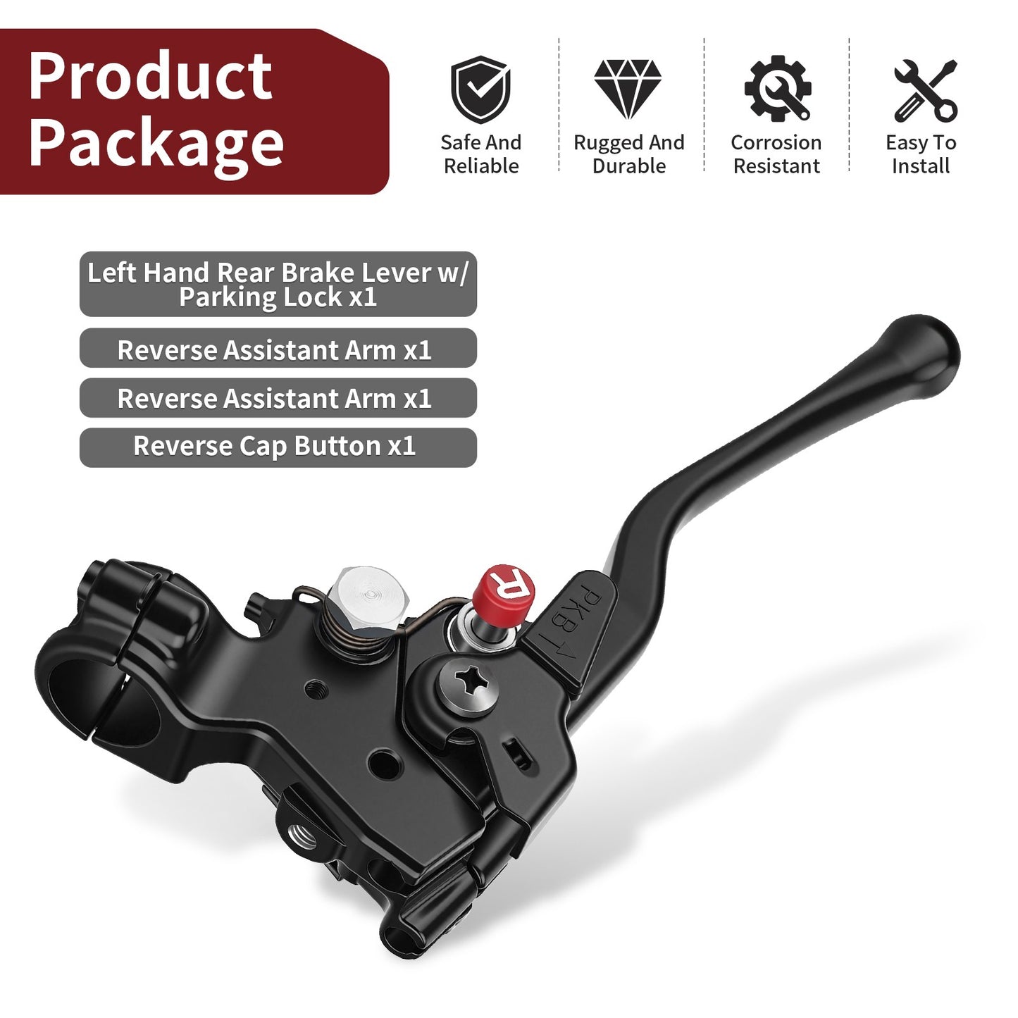 Left Hand Rear Brake Lever for Honda Rancher 350 (2000–2006)