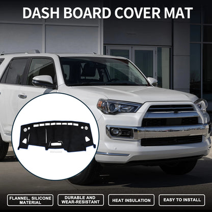 Dashboard Dash Cover Mat for Suzuki Solio MA15S (2001–2015) Black Blue Set