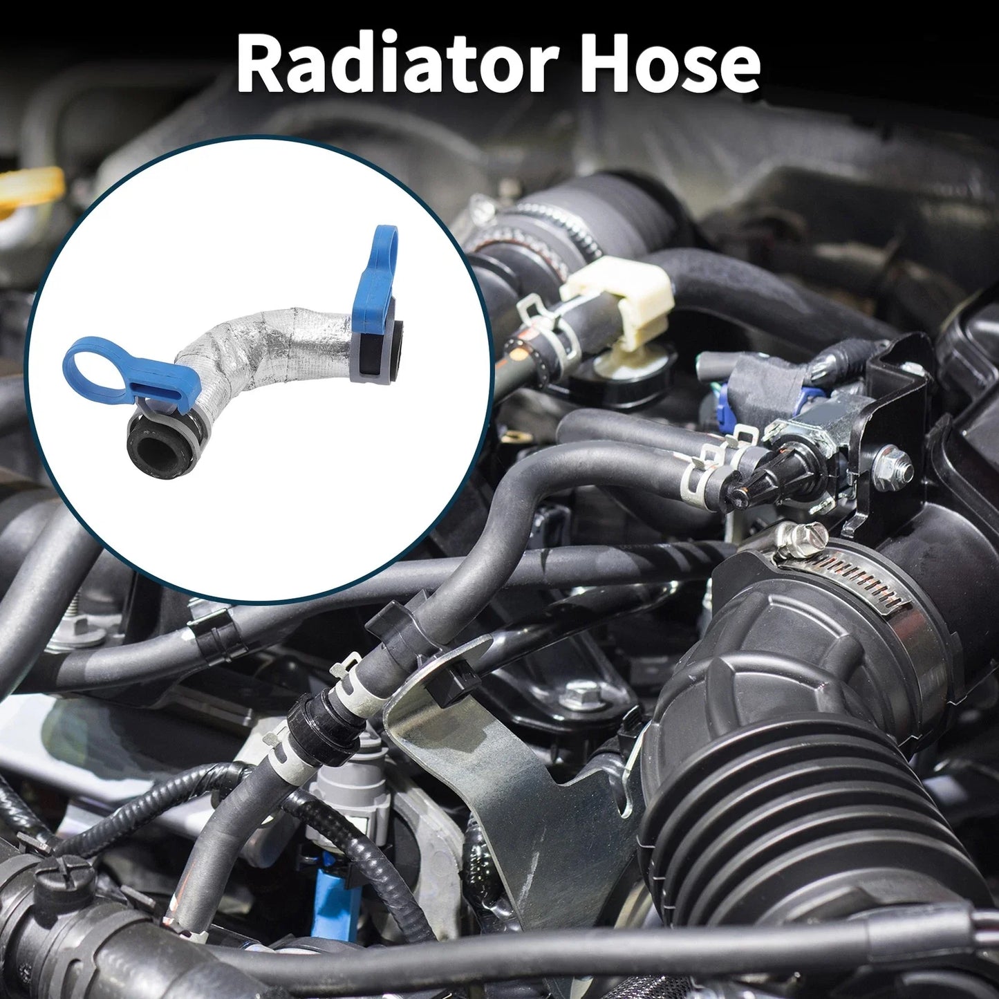 Radiator Hose for Chevrolet Trax 2014-2018 (2 x) OE 24101528