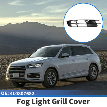 1pc Fog Light Grill for Audi Q7 (2007–2009) No. 4L0807682 ABS Black