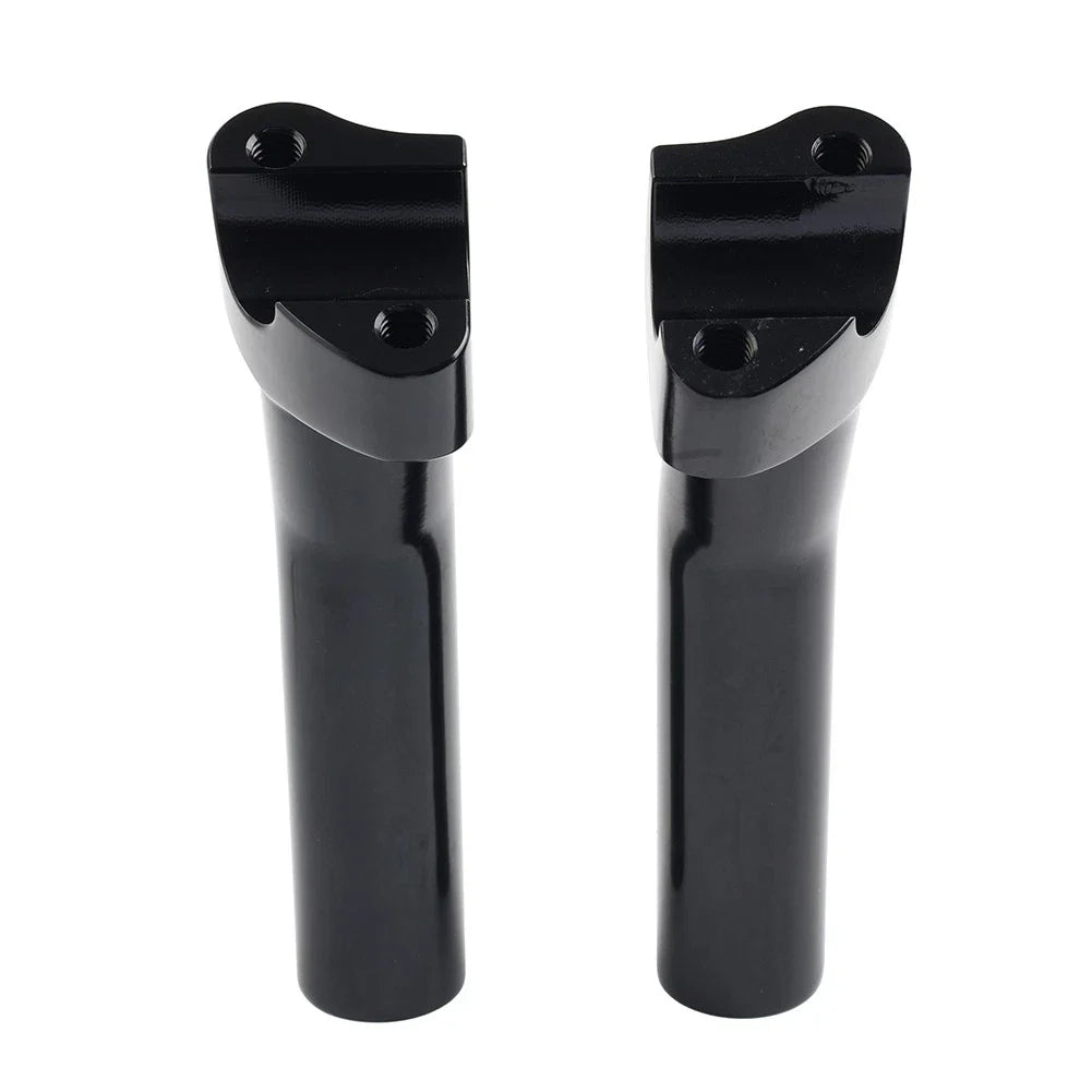 5.5" CNC Pullback Handlebar Risers for Harley Dyna Softail Sportster XL883 (2004-2023)