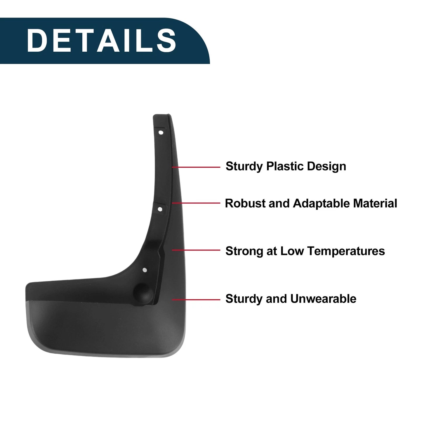 Mud Flaps Splash Guards for Toyota Prius XW20 (2004–2009)