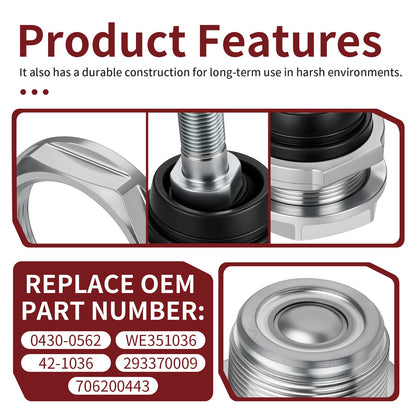 2 Upper Ball Joints for Can-Am Outlander 330 400 500 (2005–2014)