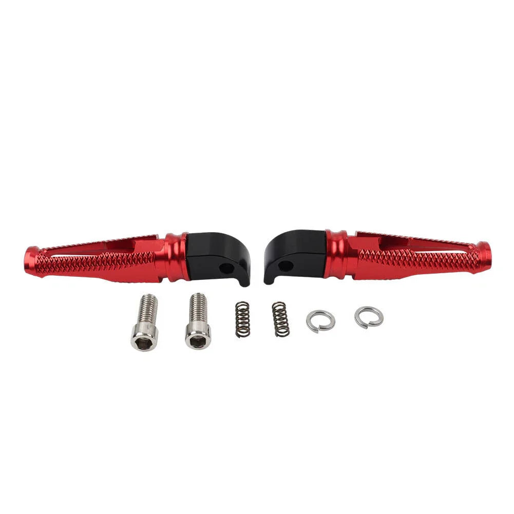Red Rear Foot Pegs for Yamaha R3 R15 R25 MT-03 MT-07 MT-09 XSR700 (2015-2023)