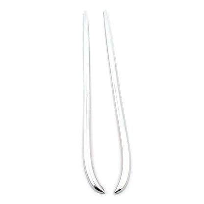 1 Pair Chrome Headlight Eyebrows Trim for Honda Goldwing GL1800 (2001-2011)