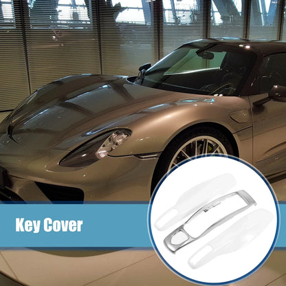 Vehicle Remote Key Cover for Porsche Macan 2014-Up - 1 x Key Shell Case White
