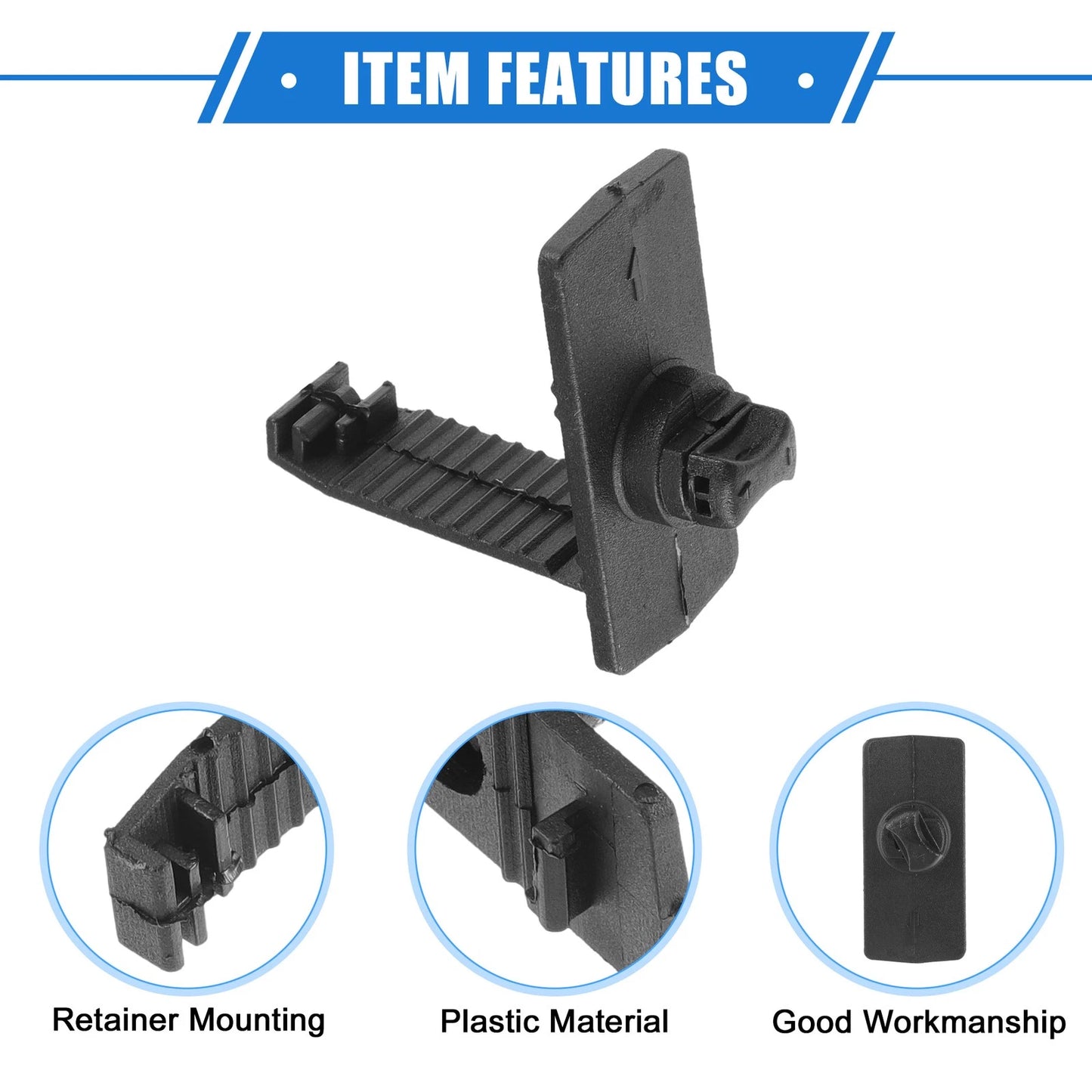 2 Pcs Floor Mat Fixing Clips for Honda Acura L Type