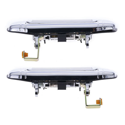 Set of 2 Chrome Door Handles for Mitsubishi Pajero (1991–2000)