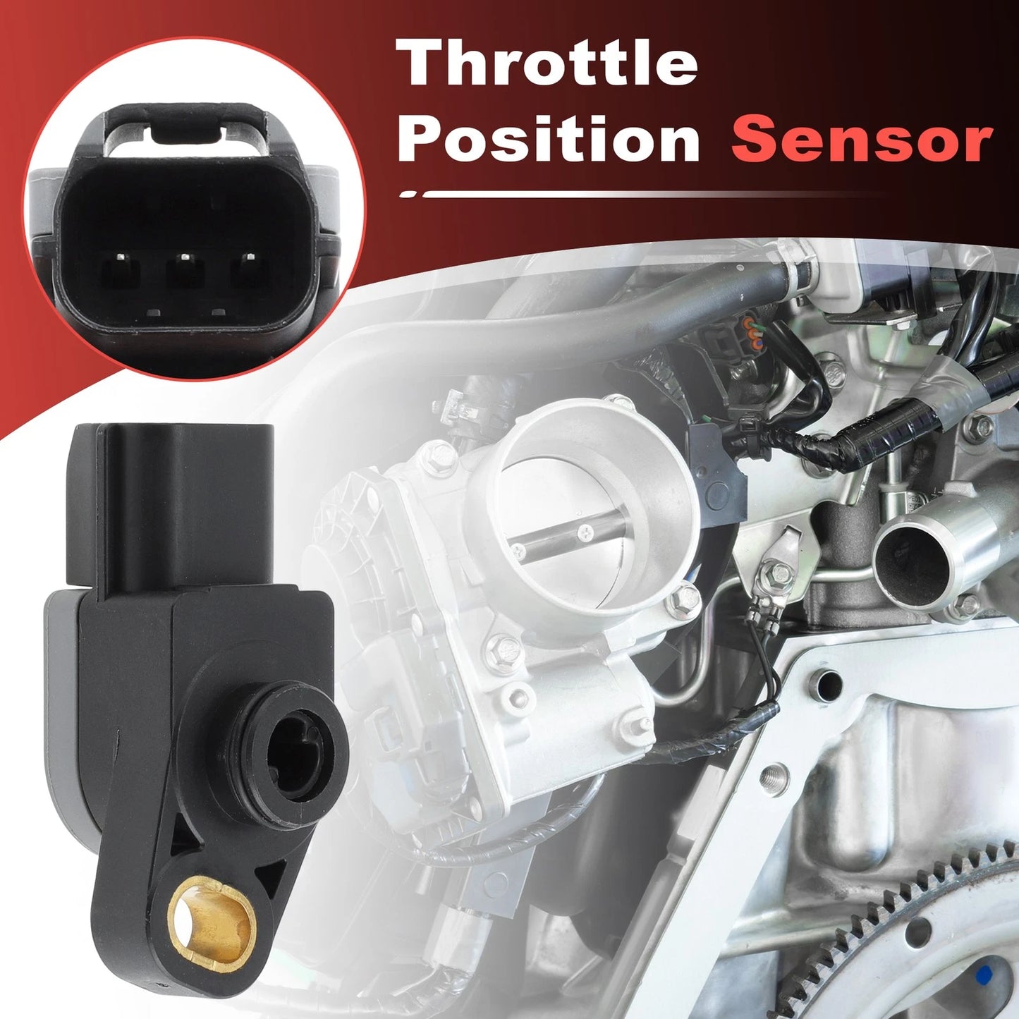 Throttle Position Sensor for Suzuki Quadracer 450 LTR450 (2006–2011) 1358018G00